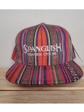 NWT Spanglish Sarape Trucker Hat Pink OS